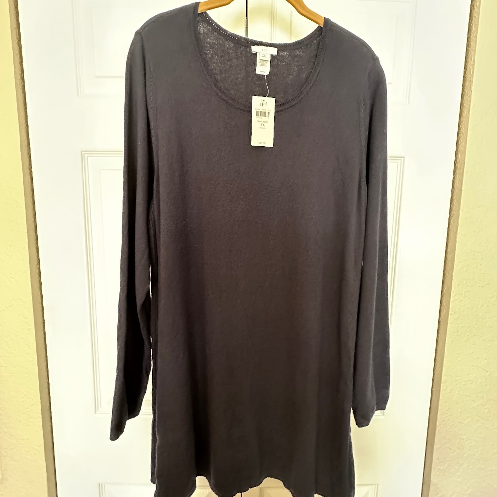 J.Jill Sweater 1X Navy